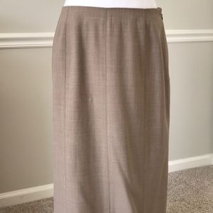 A-line skirt. Fully lined, mid calf length.size 6